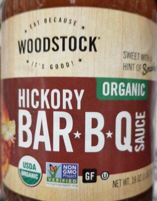 Hickory Bar-B-Q Organic Sauce, Hickory Bar-B-Q