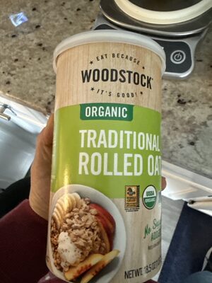 Organic Traditional Rolled Oats, Traditional