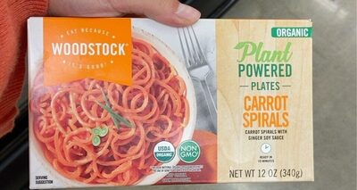 Carrot Spirals With Ginger Soy Sauce Organic Plant Powered Plates, Carrot Spirals