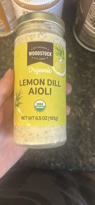 Lemon Dill Organic Aioli, Lemon Dill