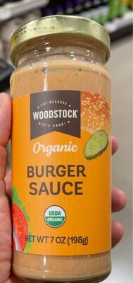 Burger Organic Sauce, Burger