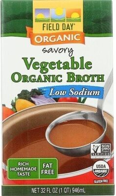 Vegetable Organic Low Sodium Broth, Vegetable