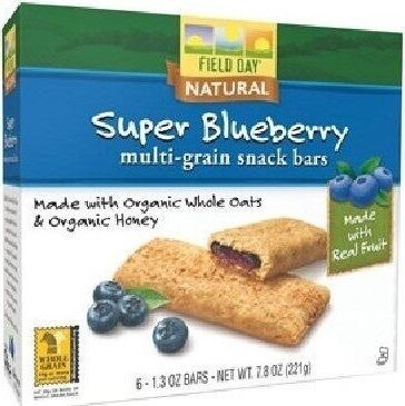 Super Blueberry Multi-Grain Snack Bars, Super Blueberry