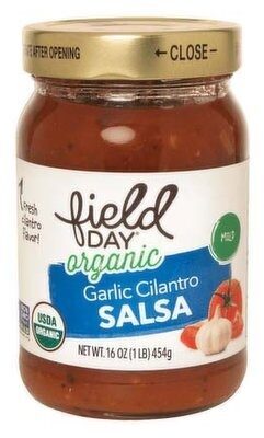 Garlic Cilantro Organic Salsa, Garlic Cilantro