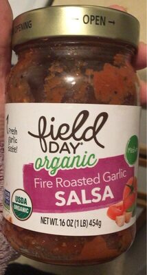 Fire Roasted Garlic Organic Salsa, Fire Roasted Garlic