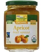 Apricot Organic Fruit Spread, Apricot