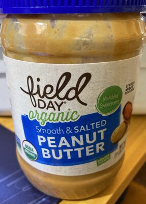 Smooth & Salted Organic Peanut Butter, Smooth & Salted