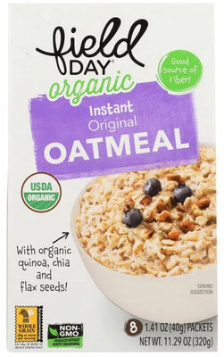 Original Organic Instant Oatmeal, Original
