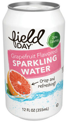 Field Day, Sparkling Water, Grapefruit, Grapefruit