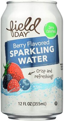 Field Day, Sparkling Water, Berry, Berry