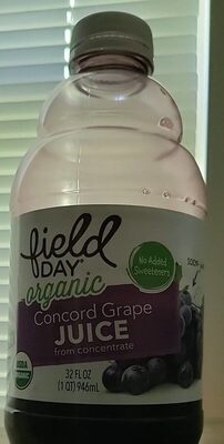 Concord Grape Organic Juice, Concord Grape