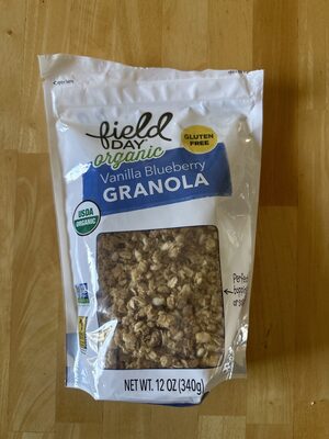 Vanilla Blueberry Organic Granola, Vanilla Blueberry