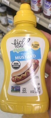 Yellow Organic Mustard, Yellow
