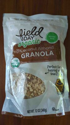 Coconut Almond Organic Granola, Coconut Almond