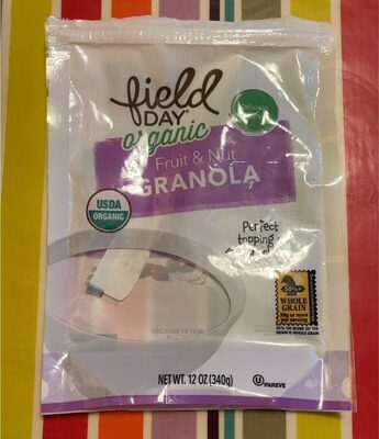 Fruit & Nut Organic Granola, Fruit & Nut
