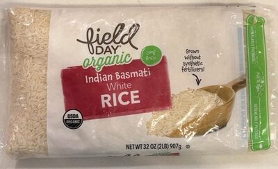 Indian Basmati Organic Long Grain White Rice, Indian Basmati