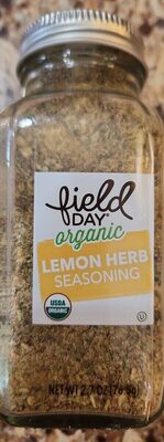 Lemon Herb Organic Seasoning, Lemon Herb