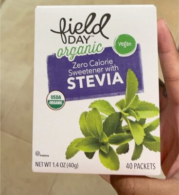 Organic Zero Calorie Sweetener With Stevia, Stevia