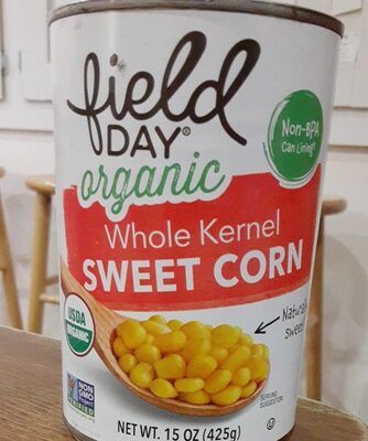 Sweet Organic Whole Kernel Corn, Sweet