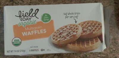 Multigrain Organic Waffles, Multigrain