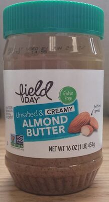 Unsalted & Creamy Almond Butter, Unsalted & Creamy