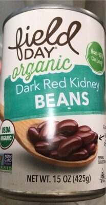 Dark Red Kidney Organic Beans, Dark Red Kidney