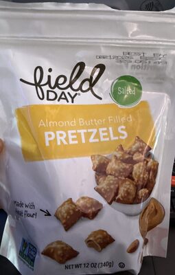 Salted Almond Butter Filled Pretzels, Salted Almond Butter
