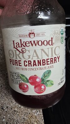 Pure Cranberry Fresh Pressed Juice, Pure Cranberry
