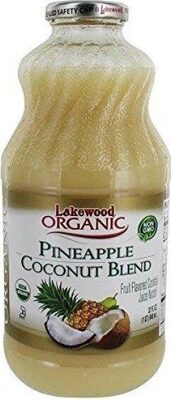 Pineapple Coconut Blend Fruit Flavored Cocktail Juice Nectar, Pineapple Coconut Blend