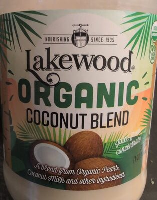 Coconut Blend Juice Beverage Of White Grape, Coconut And Other Ingredients From Concentrate, Coconut Blend