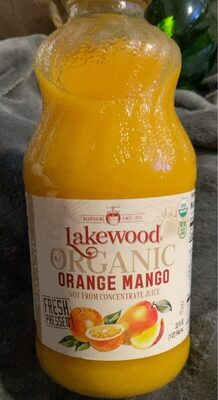 Orange Mango Not From Concentrate Organic Juice, Orange Mango