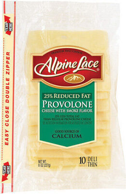 Sliced Provolone With Smoked Flavor Cheese