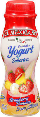 Strawberry-Banana Flavored Saborico Yogurt Drink, Strawberry-Banana