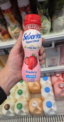 Strawberry Flavored Saborico Yogurt Drink, Strawberry