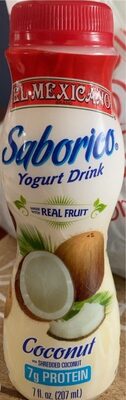 Coconut With Shredded Coconut Flavored Saborico Yogurt Drink, Coconut With Shredded Coconut
