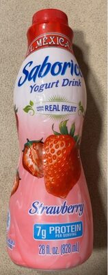 Strawberry Flavored Saborico Yogurt Drink, Strawberry