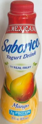 Mango Flavored Saborico Yogurt Drink, Mango