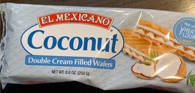 Coconut Double Cream Filled Wafers, Coconut