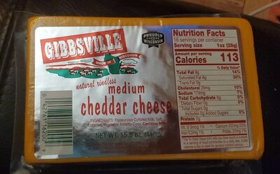 Medium Cheddar Cheese, Medium Cheddar