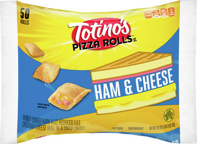 Honey Cured Ham And Reduced Fat Cheddar Cheese Roll In A Crisp Crust, Ham & Cheese