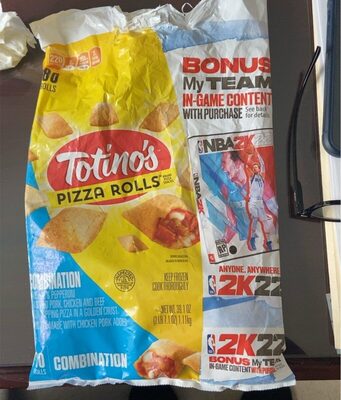 Combination Sausage & Pepperoni Seasoned Pork, Chicken And Beef Pizza Topping Pizza In A Golden Crust Pizza Rolls, Combination