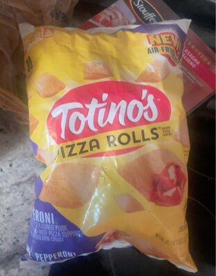 Pepperoni Seasoned Pork, Chicken And Beef Pizza Topping Pizza In A Golden Crust Pizza Rolls, Pepperoni