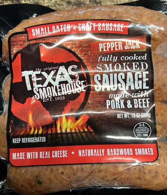 Pepper Jack Fully Cooked Smoked Sausage, Pepper Jack