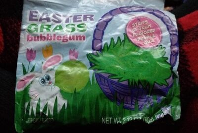Fruit Flavored Easter Grass Bubblegum, Fruit