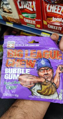 Ground Ball Grape Flavored Bubble Gum, Ground Ball Grape