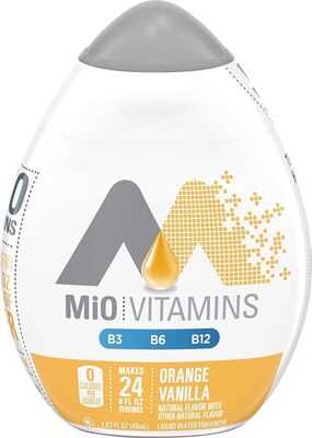 Orange Vanilla Liquid Water Enhancer, Orange Vanilla