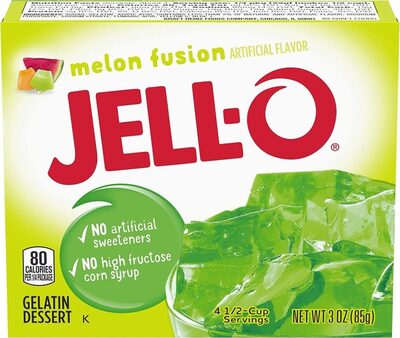 Melon Fusion Gelatin Dessert, Melon Fusion
