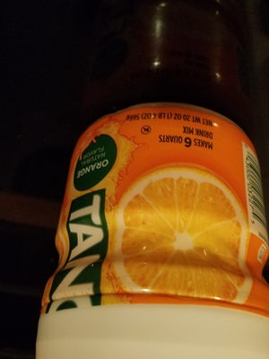 Orange Naturally Flavored Powdered Soft Drink Mix, Orange