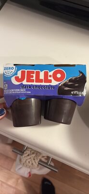 Dark Chocolate Zero Sugar Reduced Calorie Pudding Snacks, Dark Chocolate
