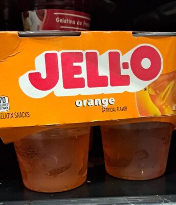 Orange Gelatin Snacks, Orange